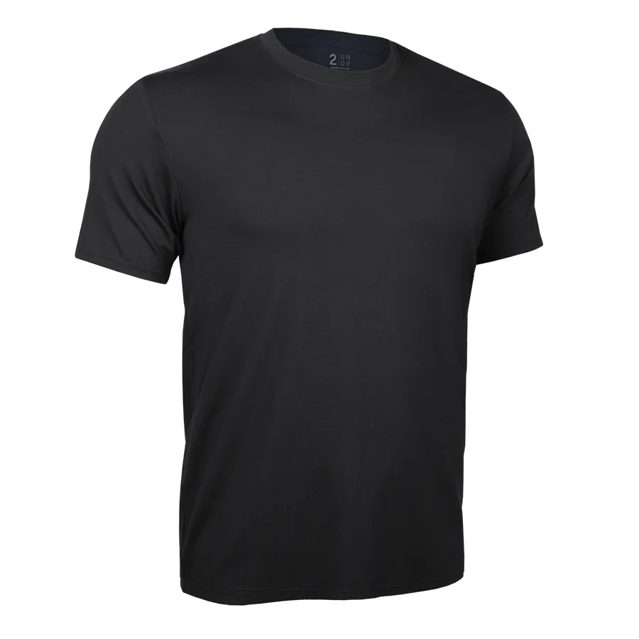 2UNDR Crew Tee In Black