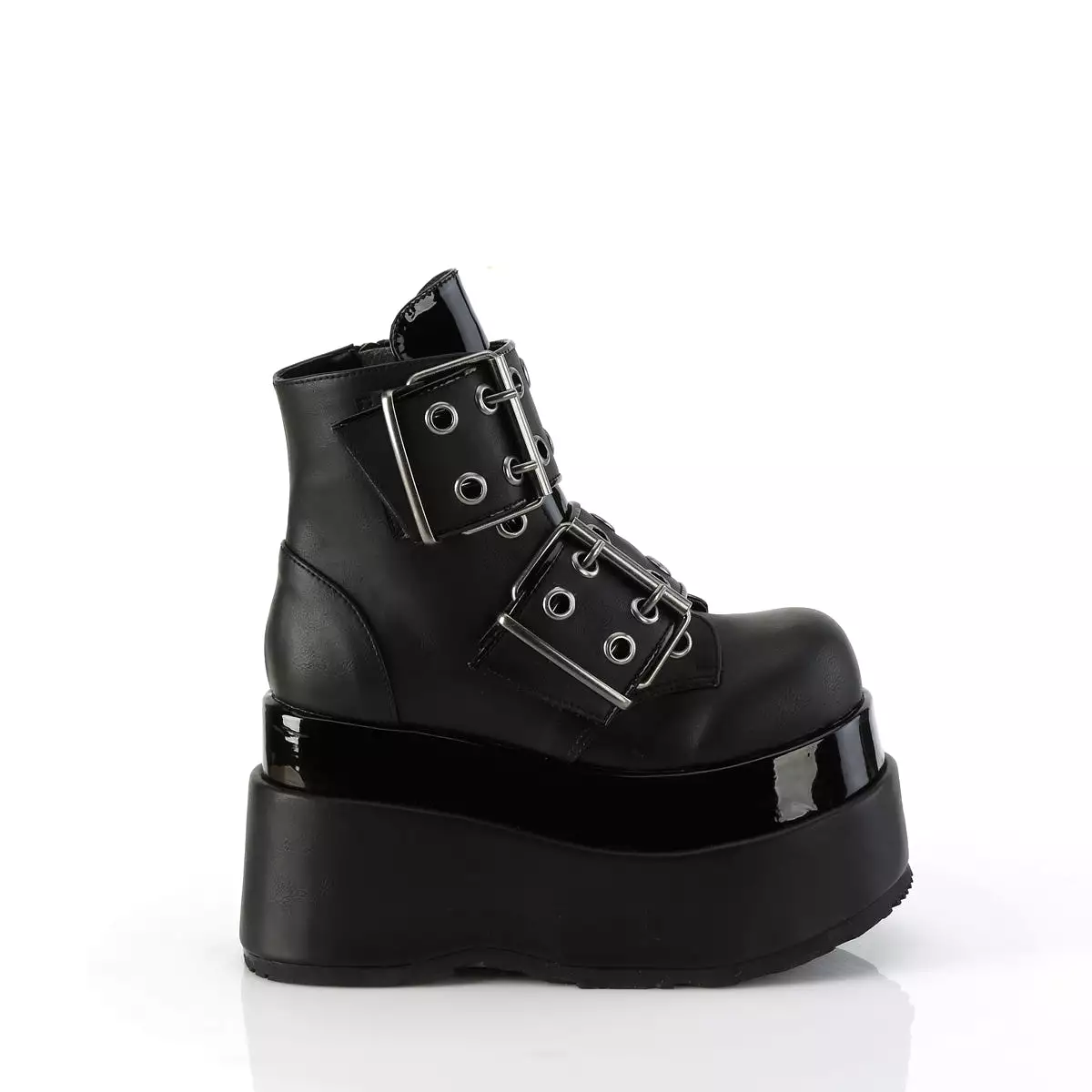 4 Inch Platform BEAR-104 Black Pu