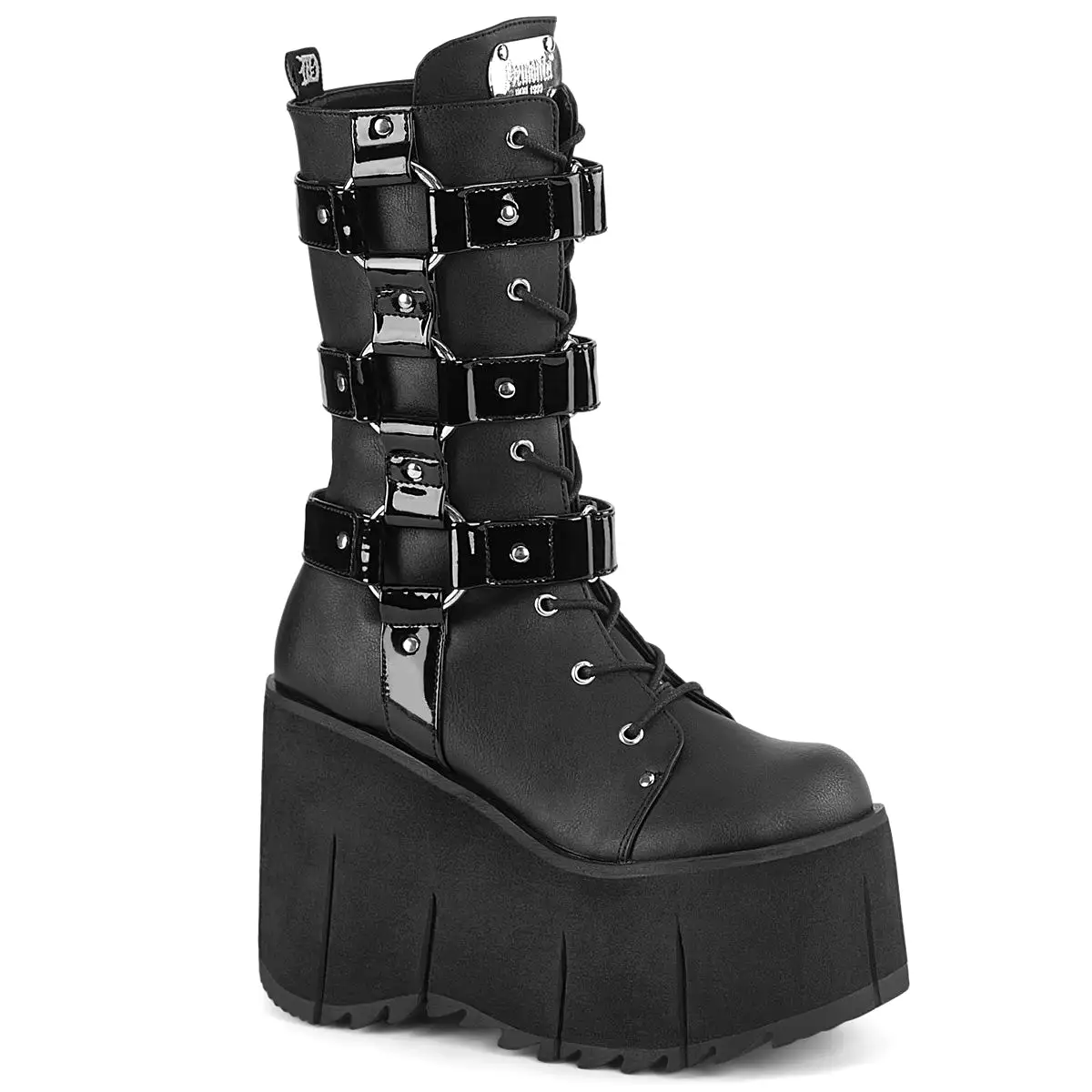 4 Inch Platform KERA-110 Black Pu