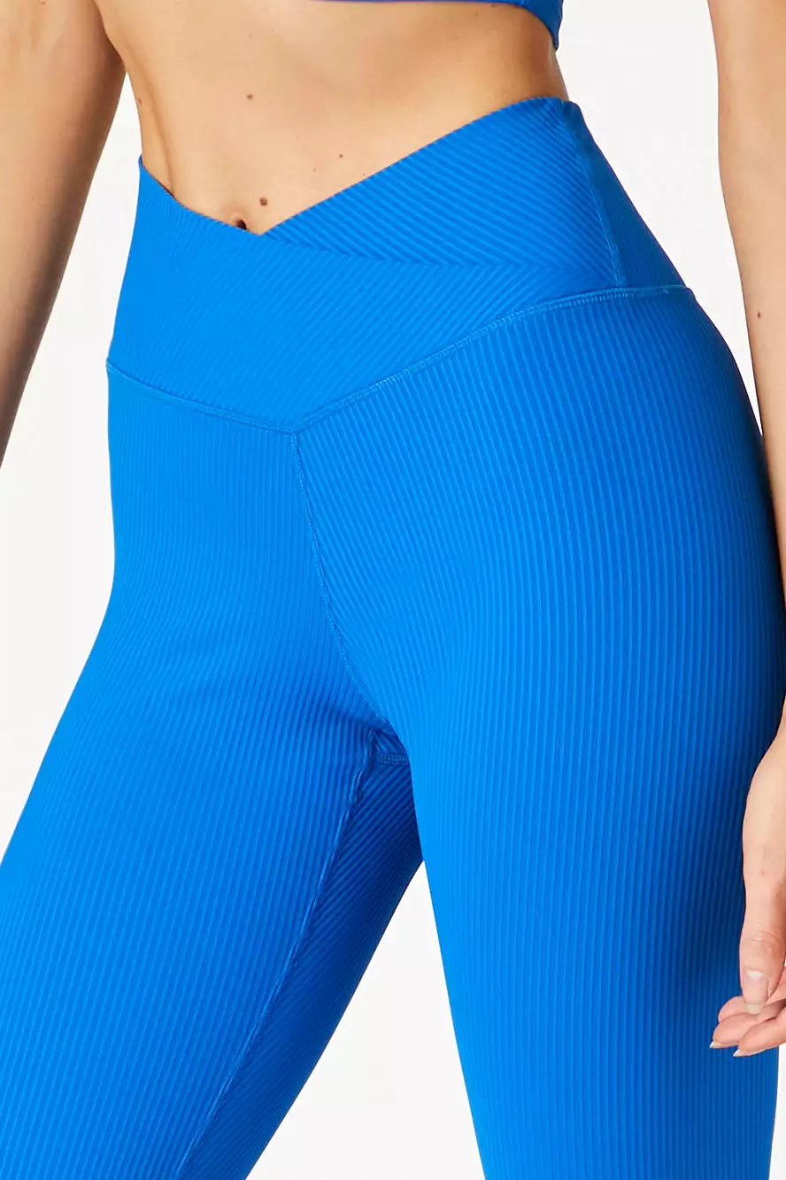 Active Ribbed Surplice Leggings