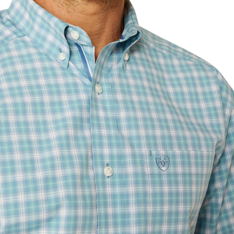 'Ariat' Men's Pro Series Erin Button Down - Blue Heaven