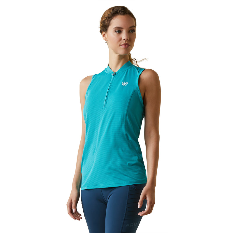 'Ariat' Women's Hailey 1/4 Zip Baselayer - Viridian Green