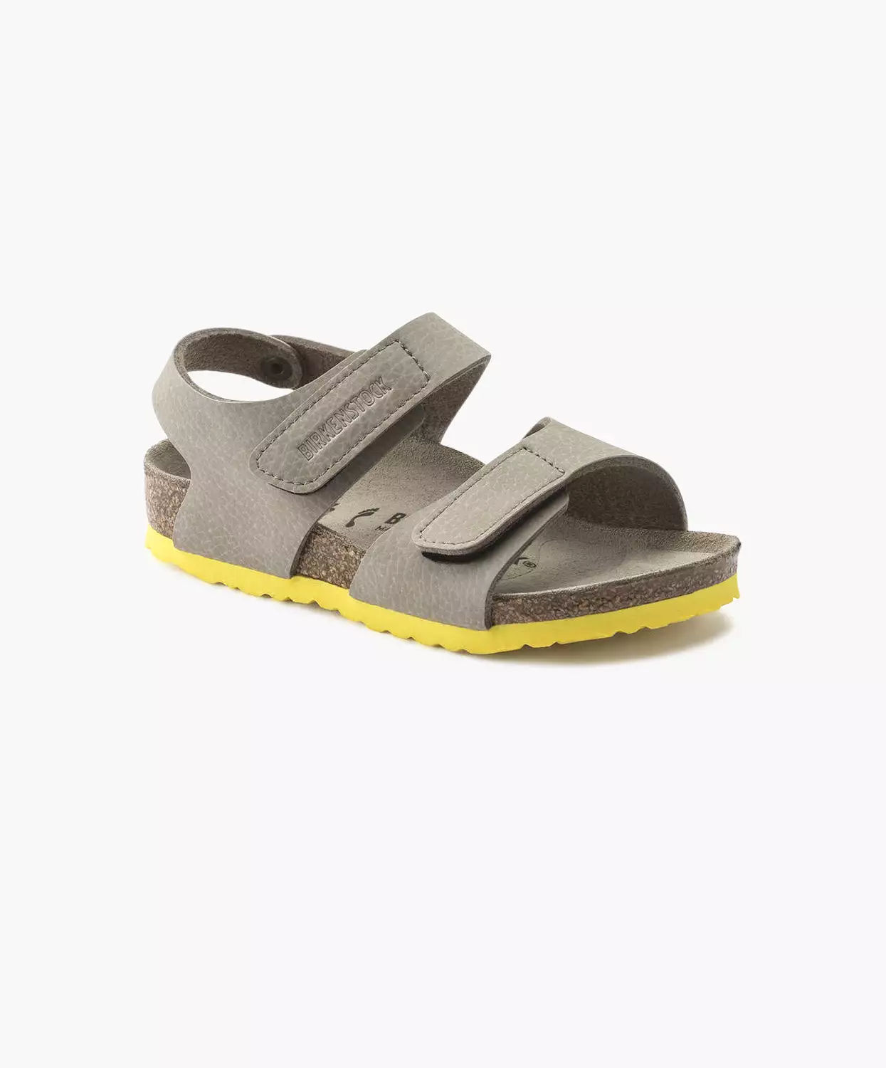 Birkenstock Kids Palu Birko-Flor Desert Soil Taupe/Yellow Sandals