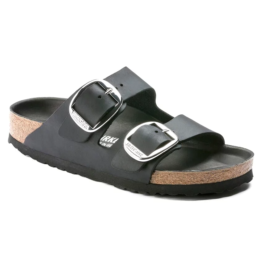 Birkenstock Women's Arizona Big Buckle - Black Oiled Leather