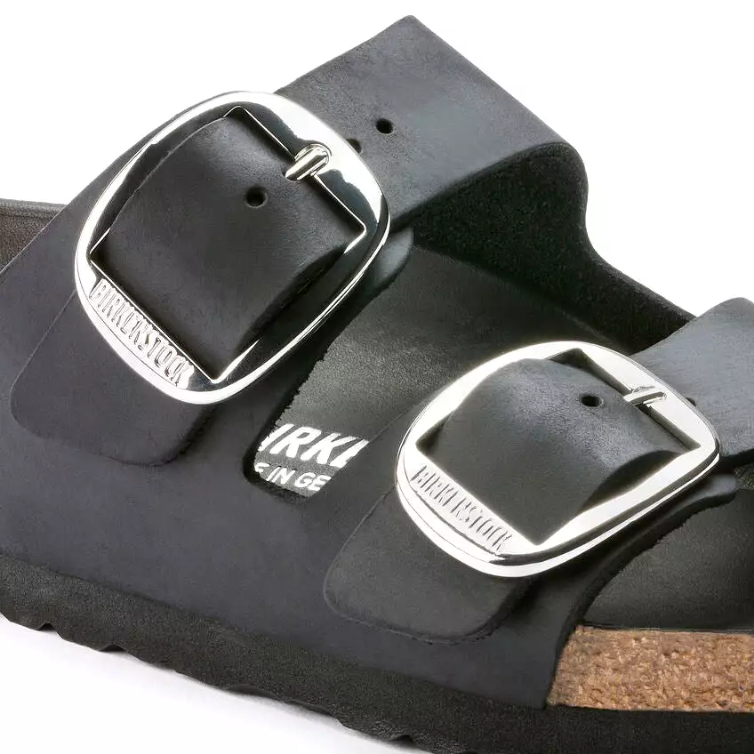 Birkenstock Women's Arizona Big Buckle - Black Oiled Leather