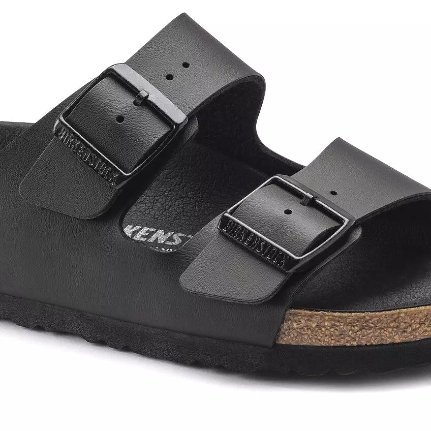 Birkenstock Women's Arizona - Black Birko-Flor/Black Footbed