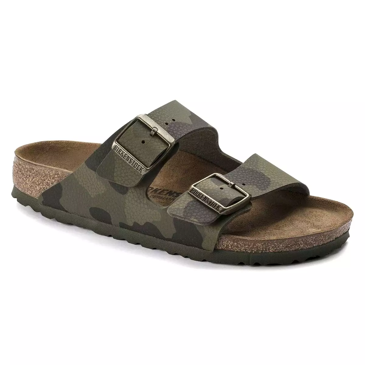 Birkenstock Women's Arizona - Desert Soil Camouflage Green Birko-Flor