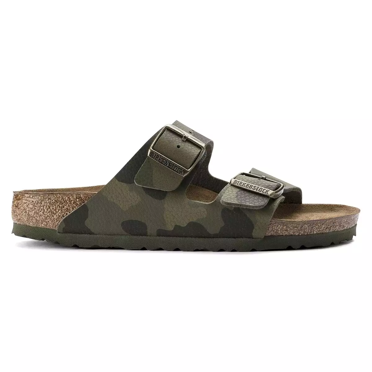 Birkenstock Women's Arizona - Desert Soil Camouflage Green Birko-Flor