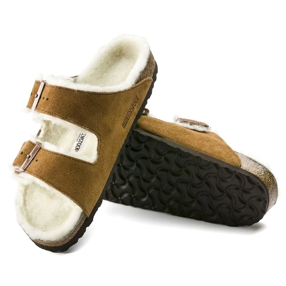 Birkenstock Women's Arizona Shearling - Mink Suede