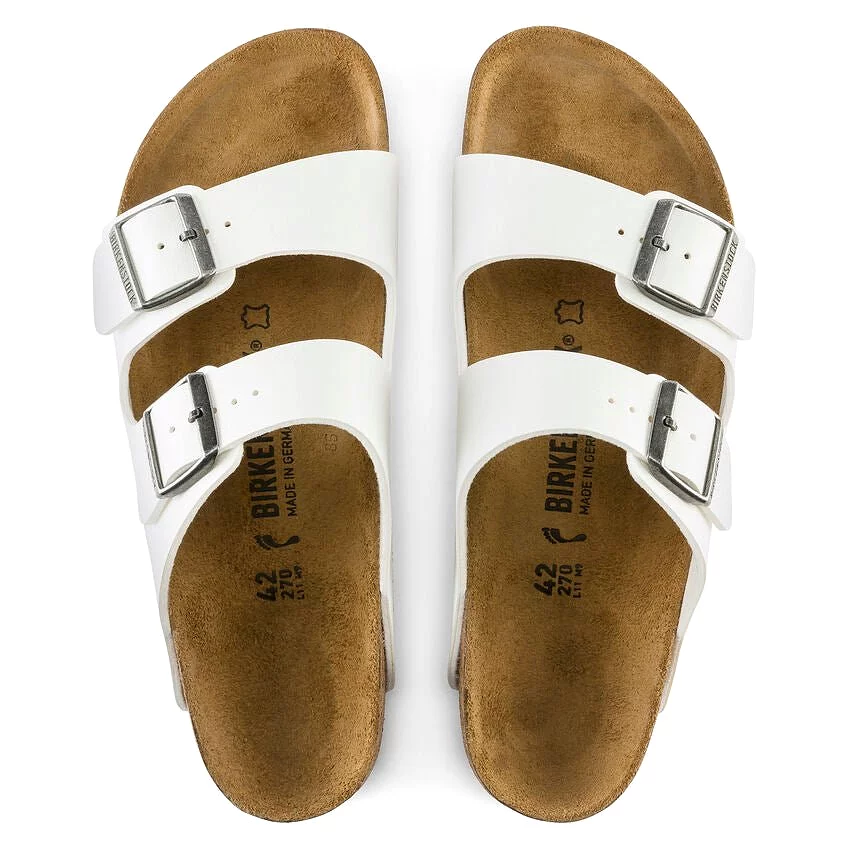 Birkenstock Women's Arizona - White Birko-Flor