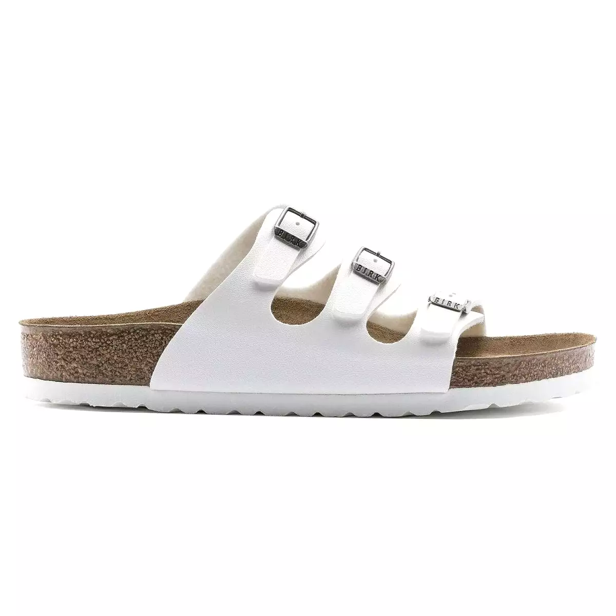 Birkenstock Women's Florida - White Birko-Flor