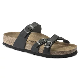 Birkenstock Women's Franca - Black Oiled Leather