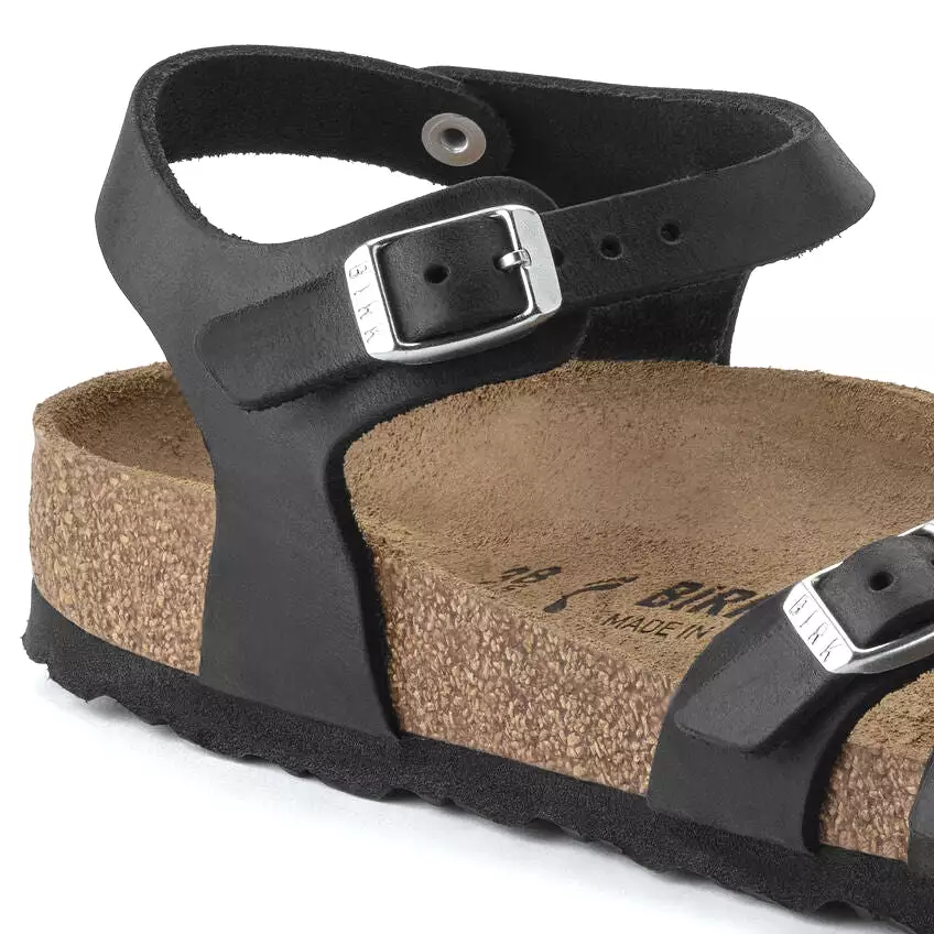 Birkenstock Women's Kumba - Black Oiled Leather