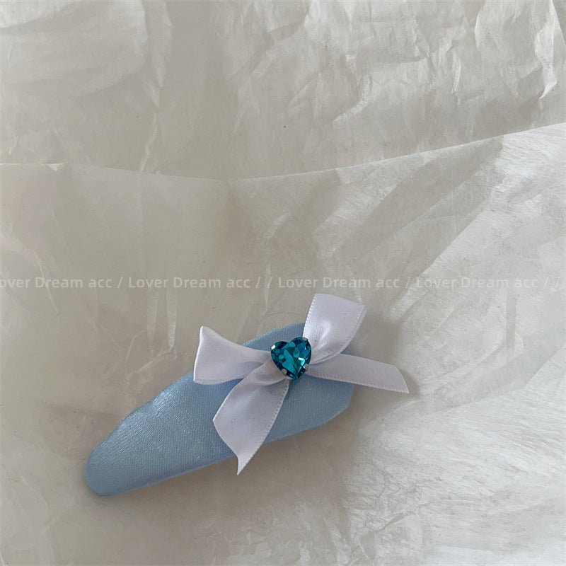 Blue Silk Clip