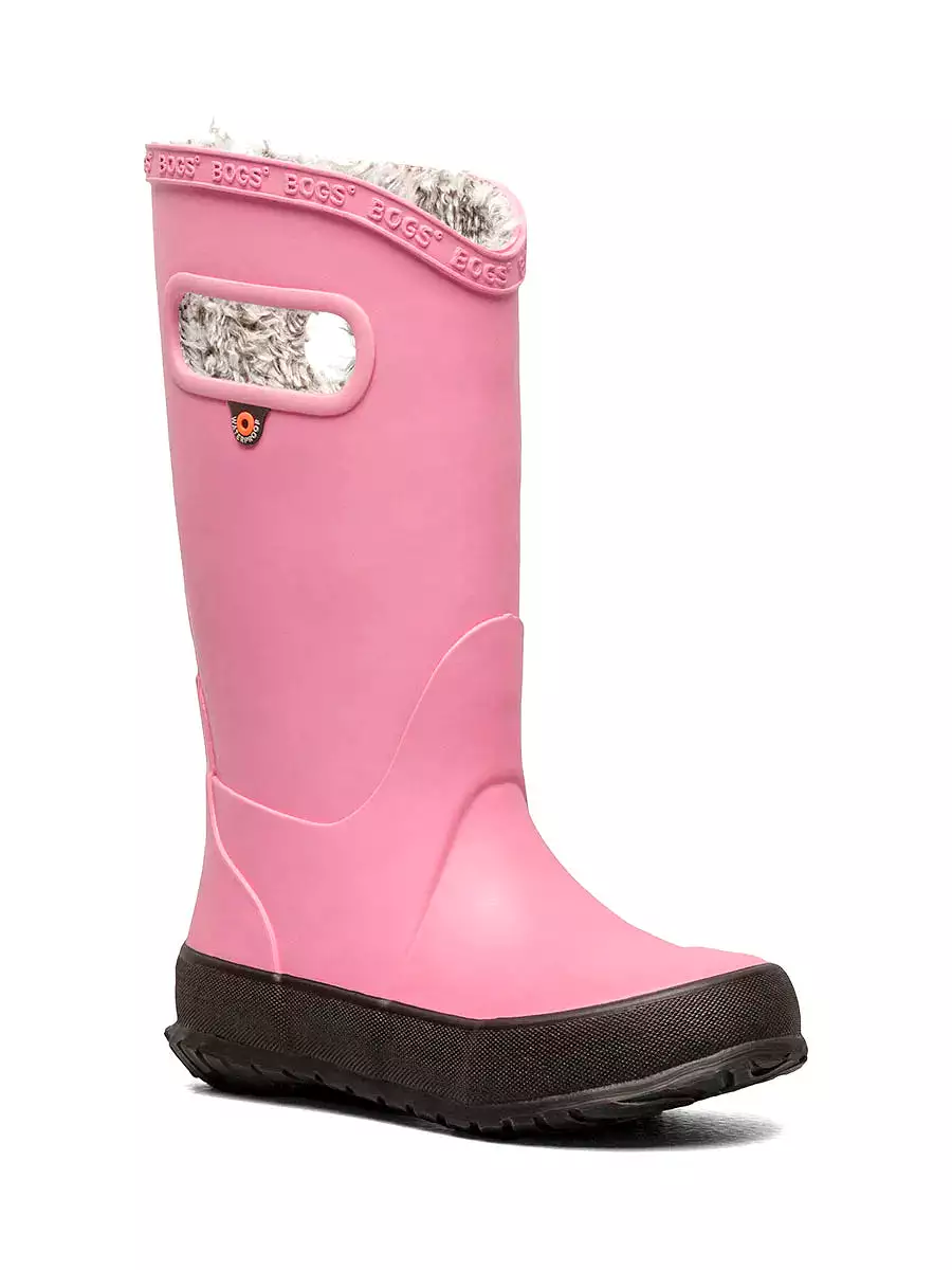 Bogs - Kid Rainboot Plush Pink