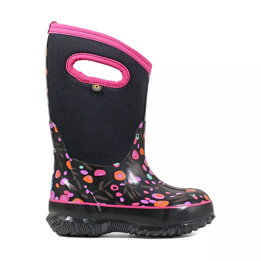 Bogs - Kids Classic Cattails in Black Multi