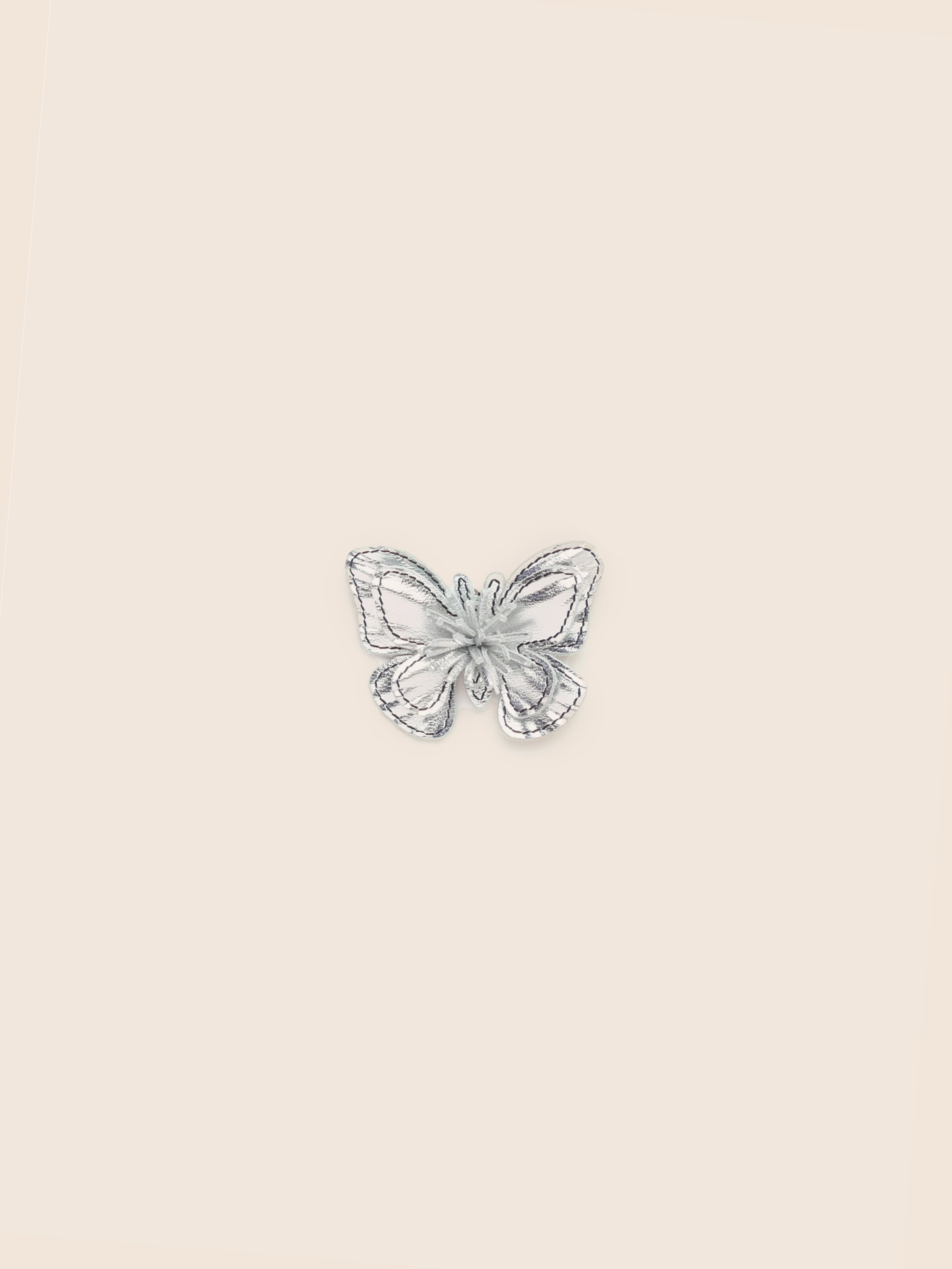 Butterfly Clip Silver