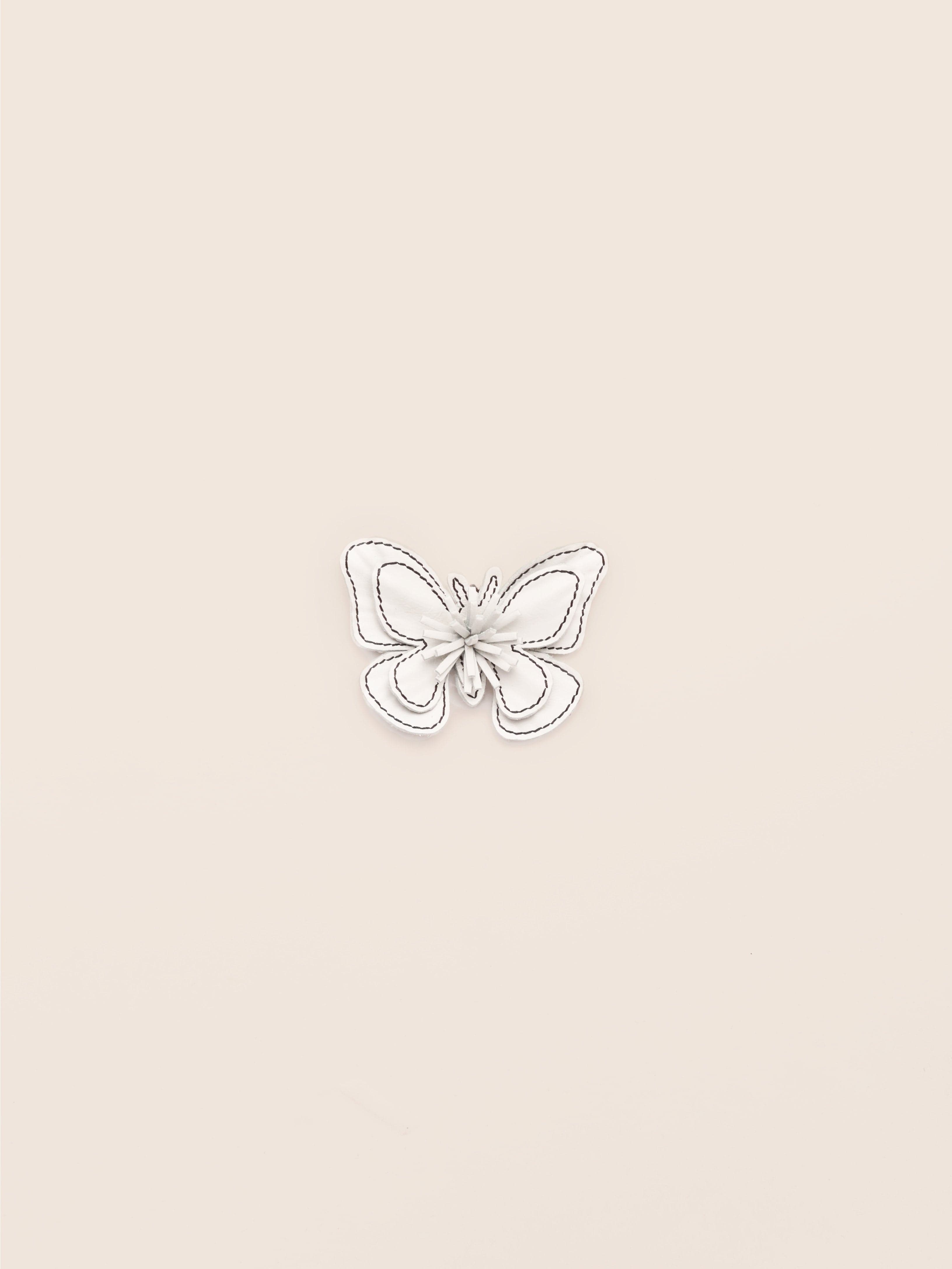 Butterfly Clip White