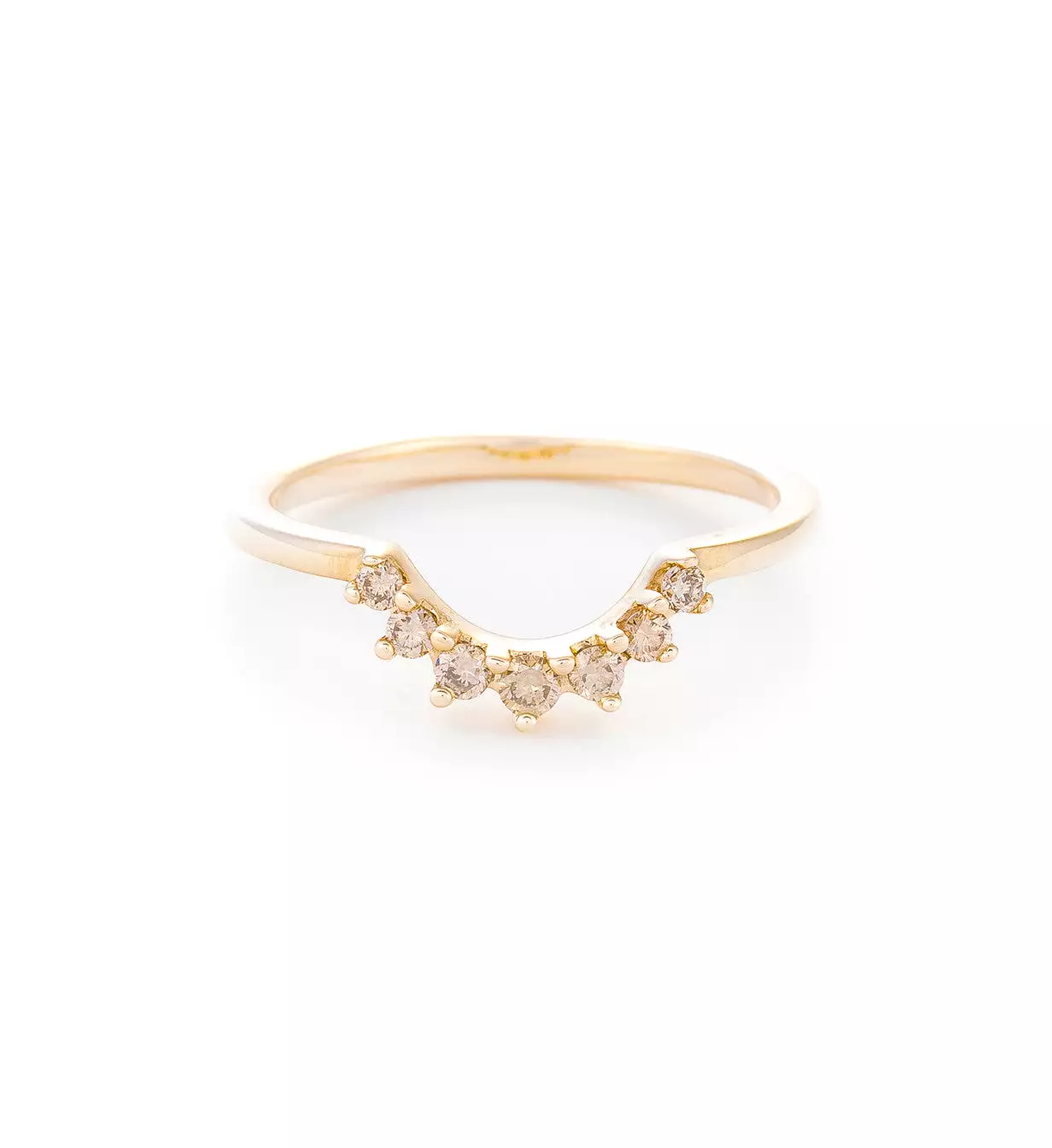 Champagne Diamond Grand Tiara Band