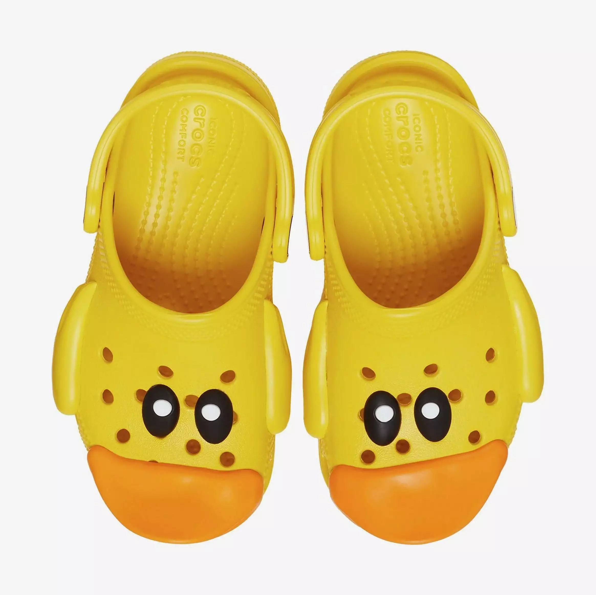 Classic Clog I am Ducky Infant Toddler Sandals (Yellow)