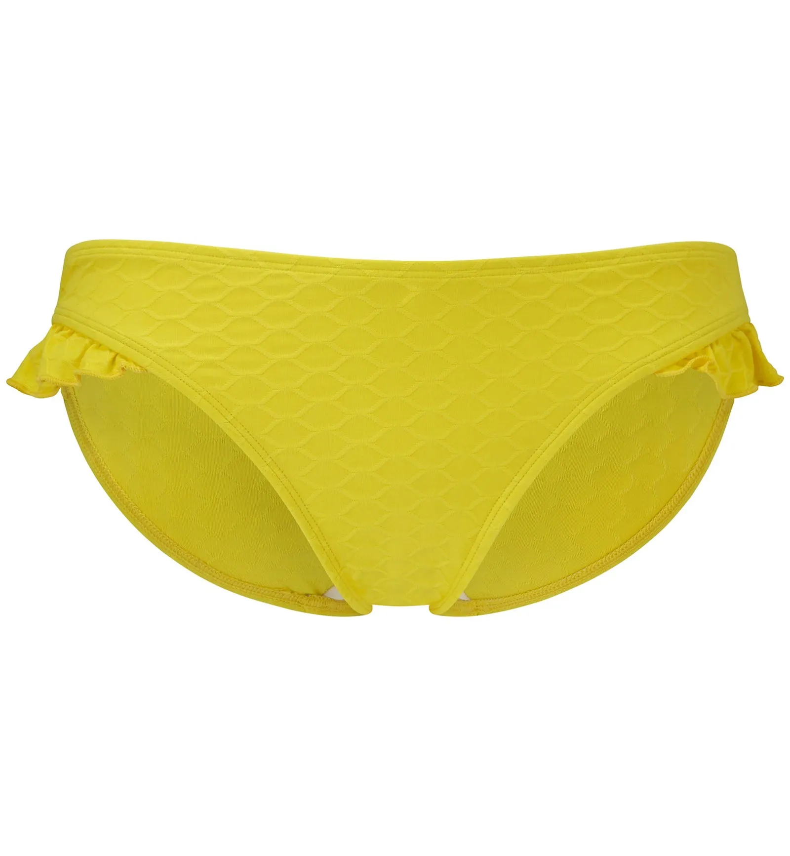 Cleo by Panache Matilda Frill Bikini Brief (CW0089) - Yellow