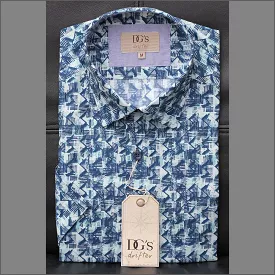 Drifter Giovanni Turquoise Pattern SS Shirt*