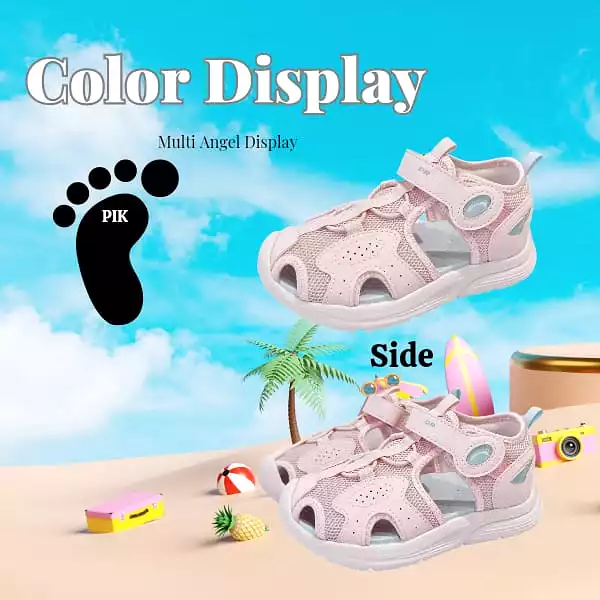 DR.KONG KIDS TOTAL CONTACT SANDALS DK-S1000691-PIK(RP : $109)