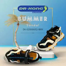 DR.KONG KIDS TOTAL CONTACT SANDALS DK-S2000632-BKW(RP : $129)