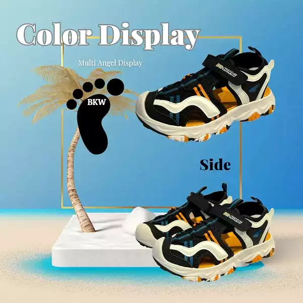 DR.KONG KIDS TOTAL CONTACT SANDALS DK-S2000632-BKW(RP : $129)