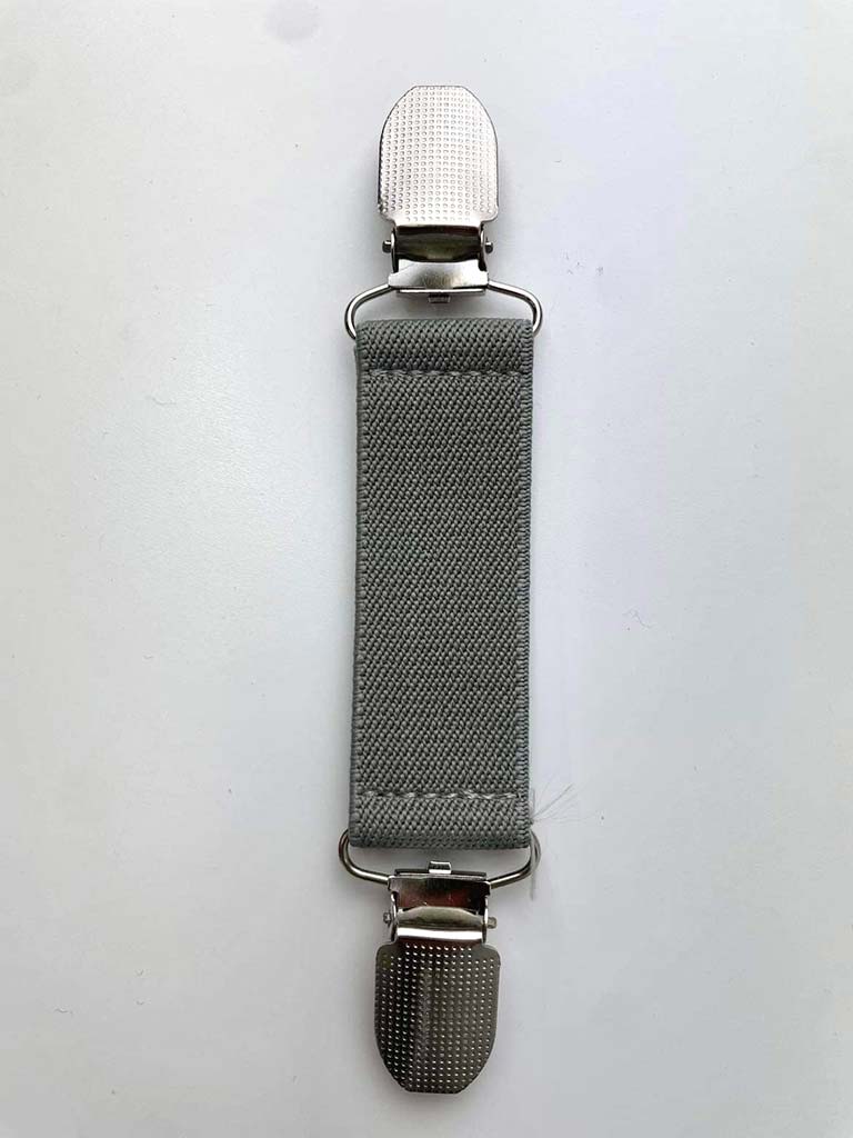 Elasticated Cinch Clip - Grey