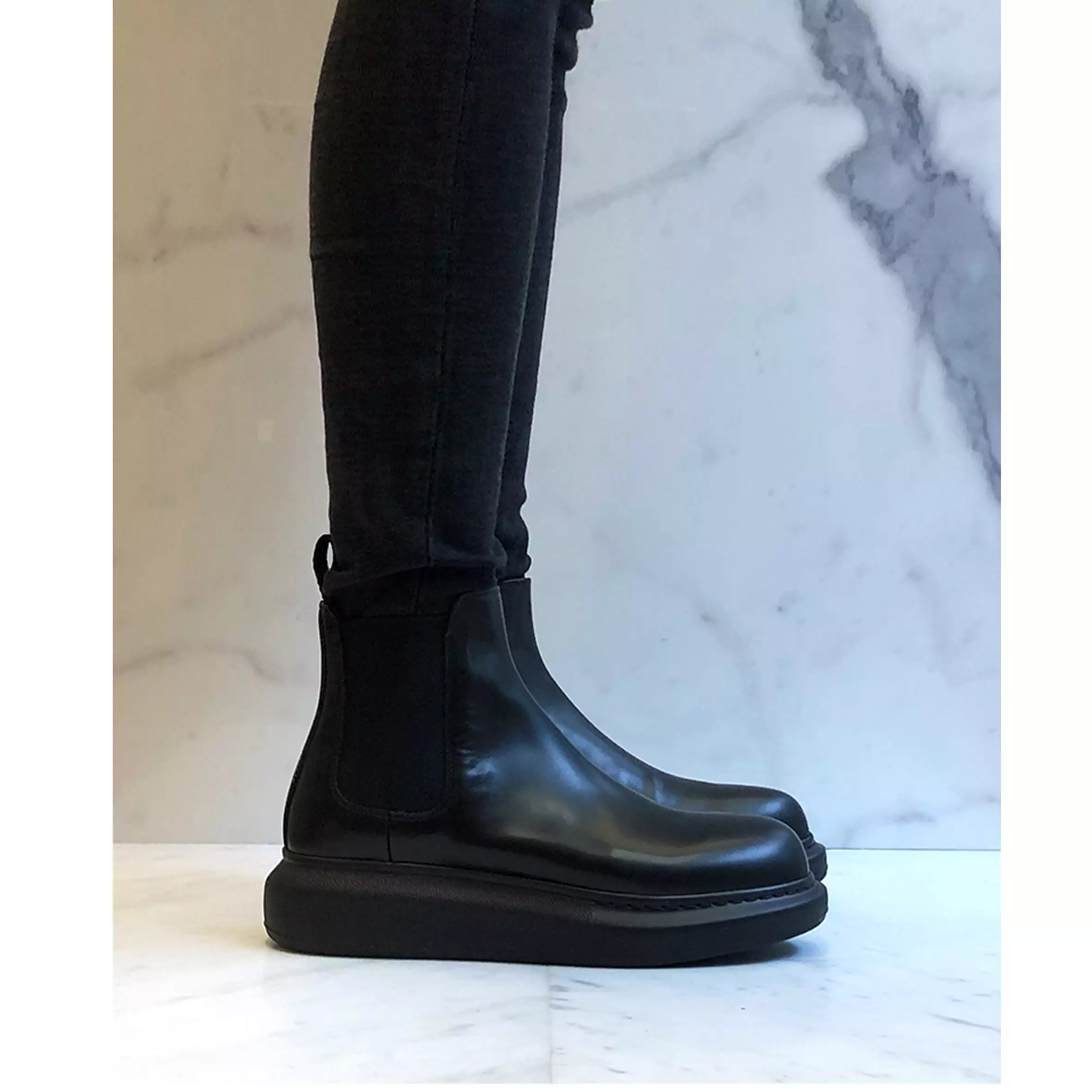 Es Chelsea Hybrid Boots, Black