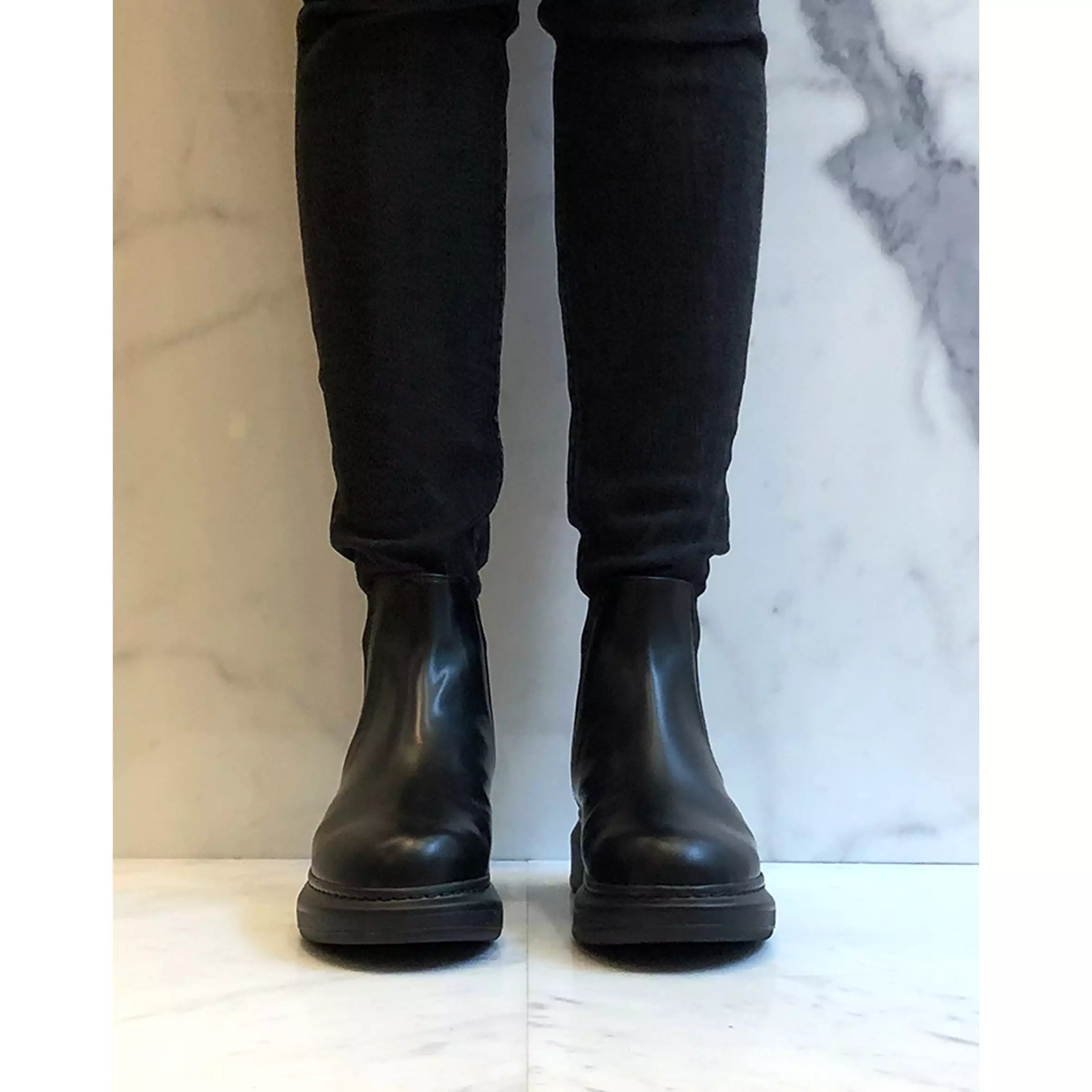 Es Chelsea Hybrid Boots, Black