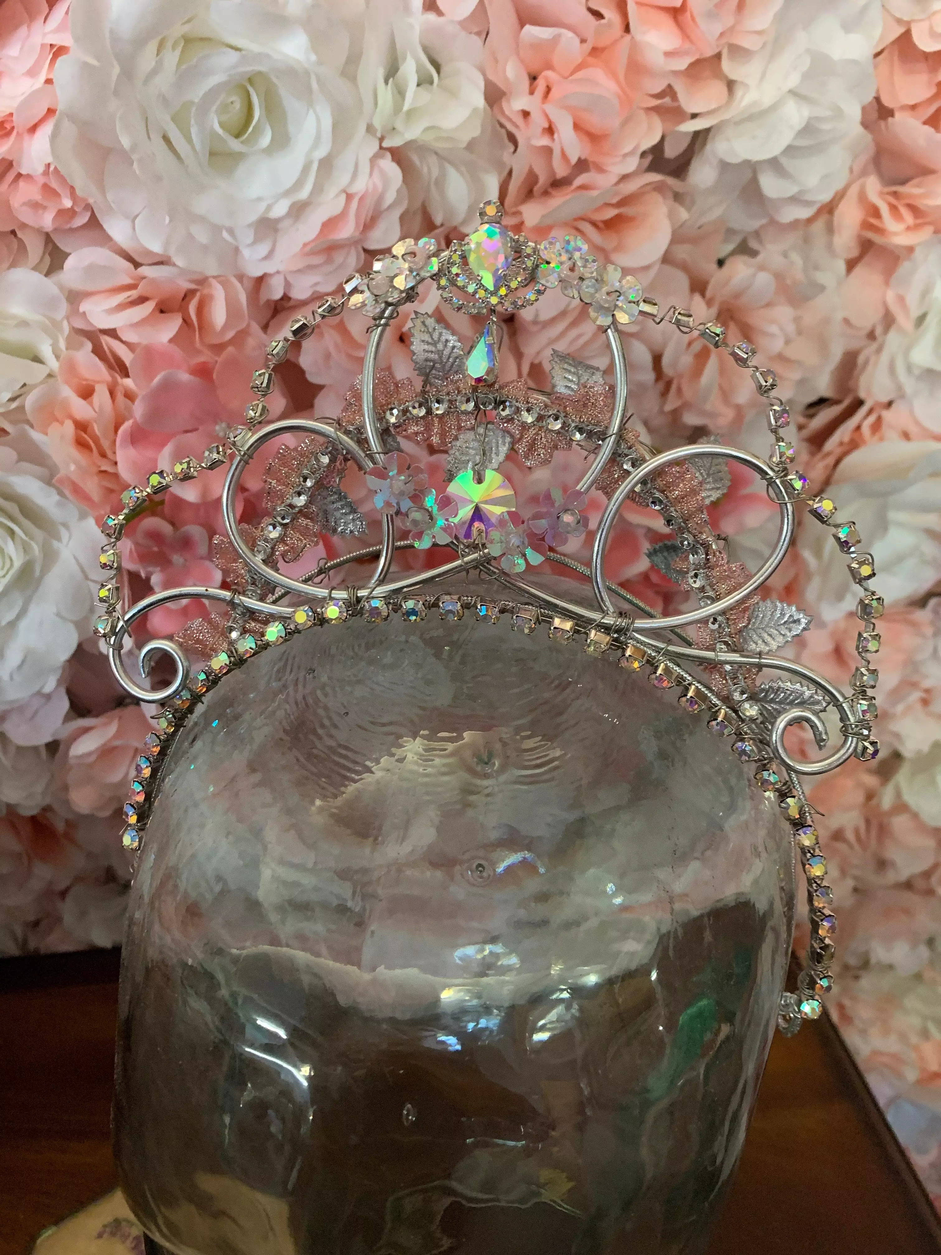 Floral Sugar Plum Tiara - Hire Only