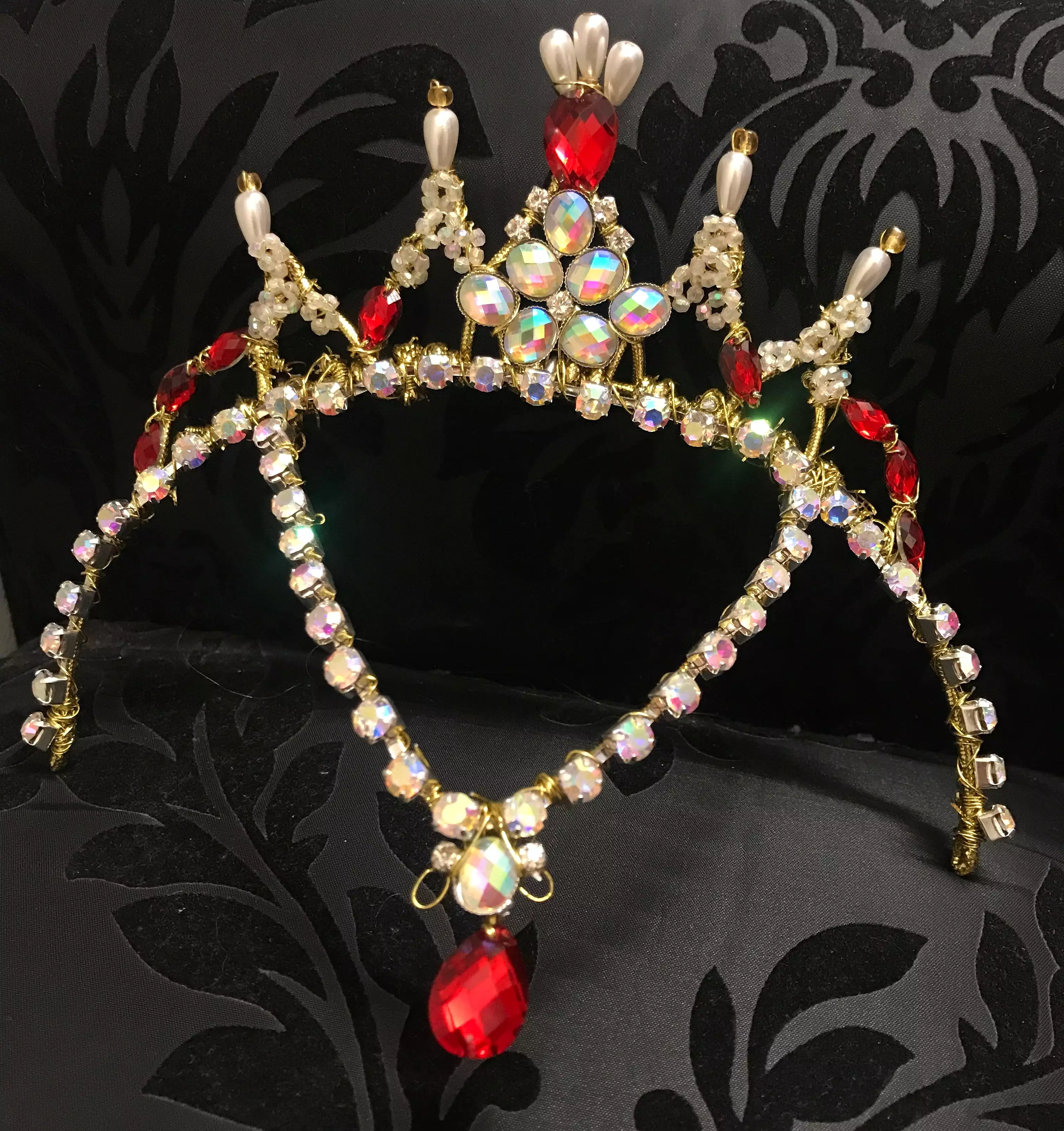 Gamzatti Red and Gold Head Piece Tiara