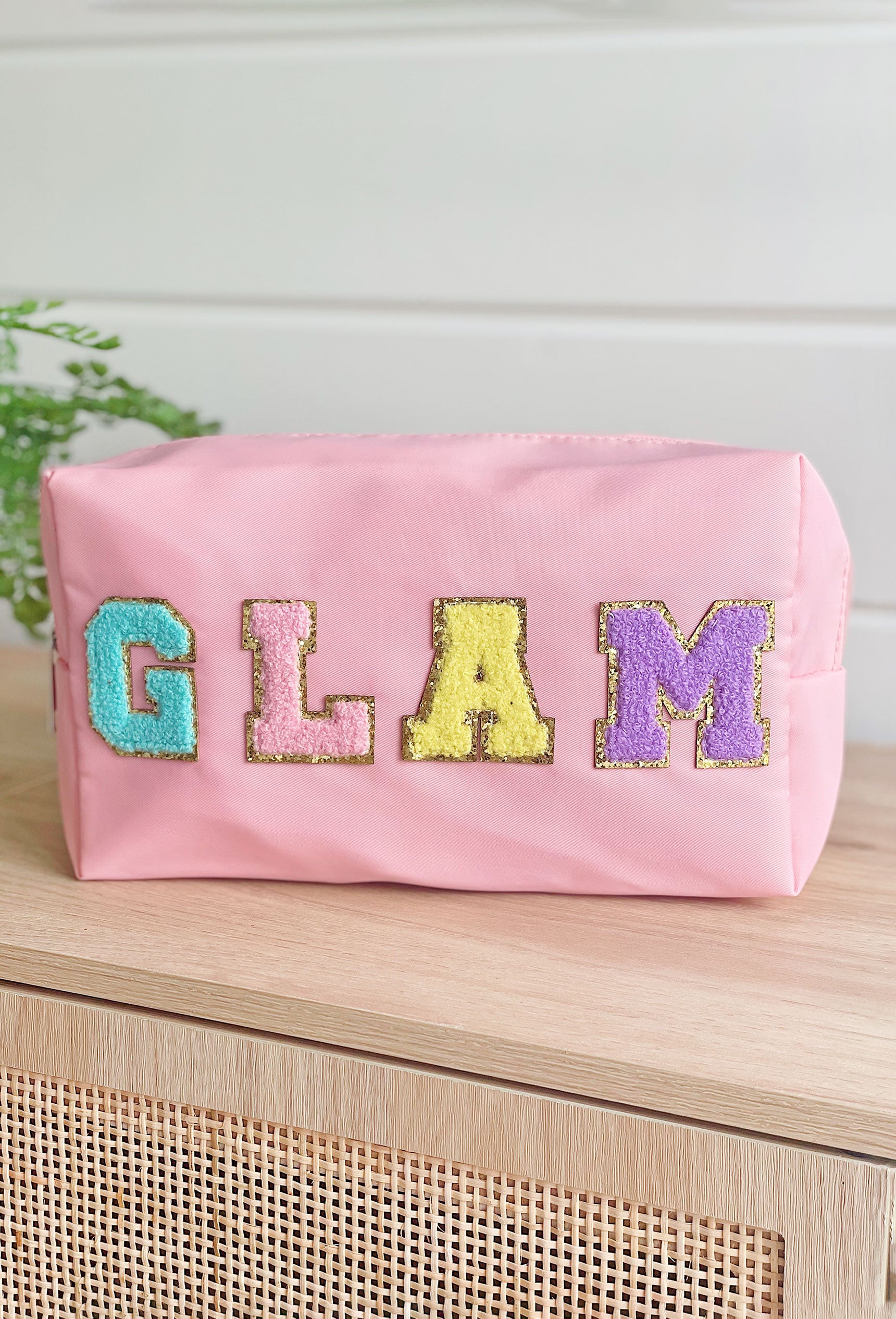 Glam Cosmetic Bag in Pink