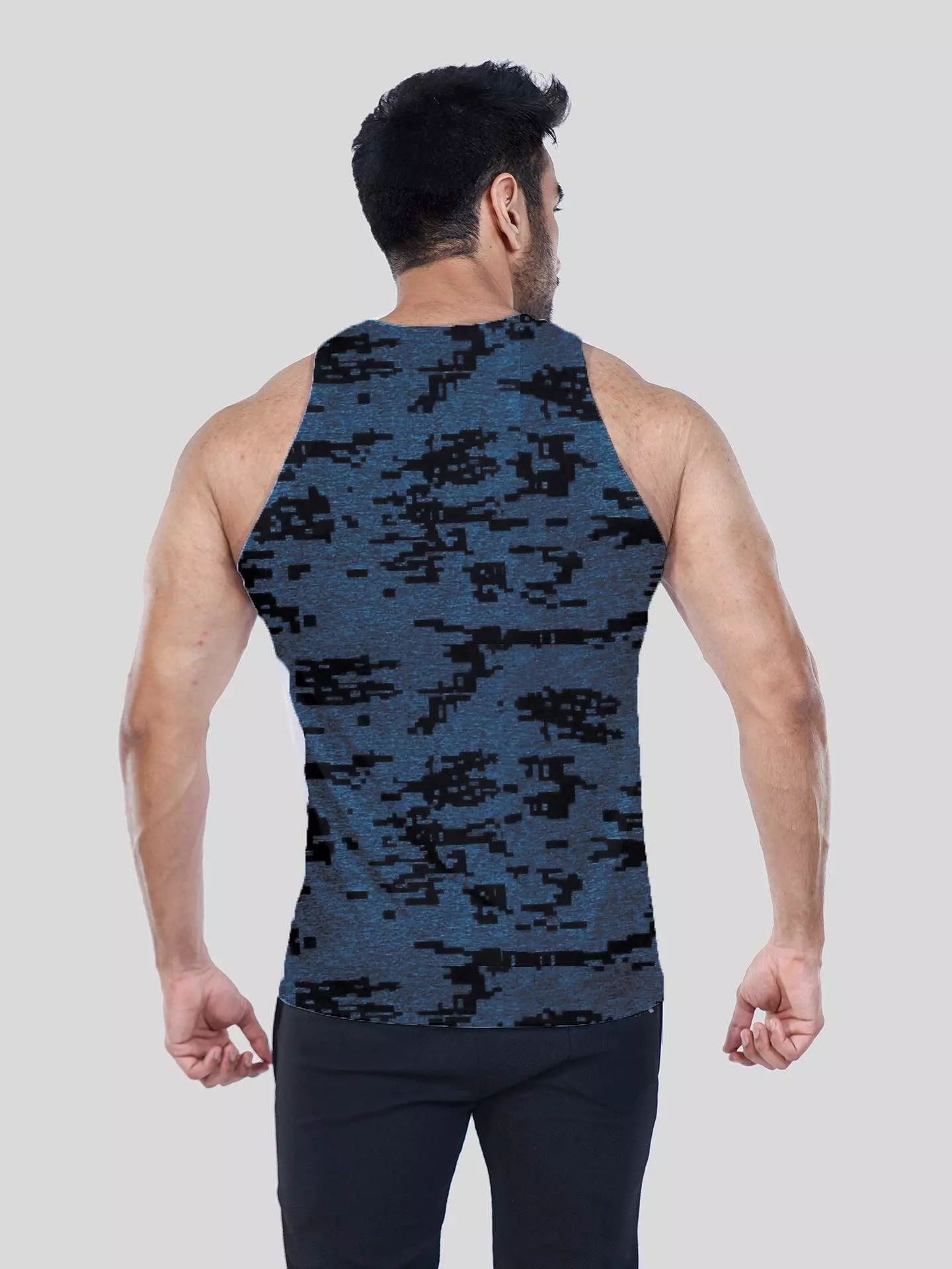 GymX Sapphire Blue Camo Tank - Sale