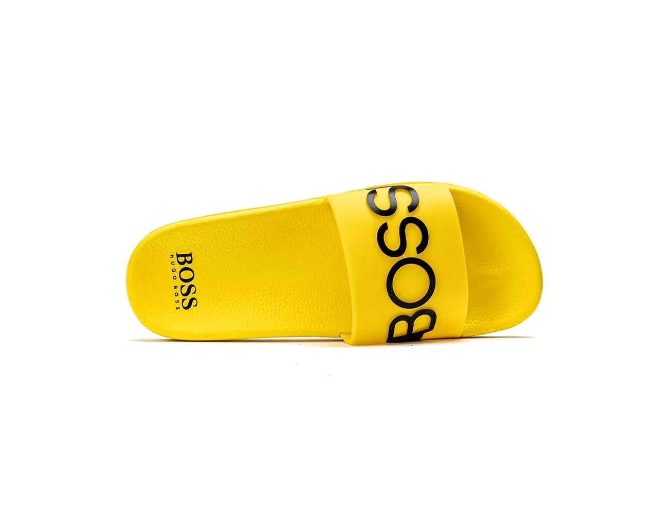 Hugo Boss Kids J29246 553 Logo Sliders Yellow