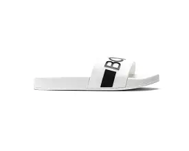 Hugo Boss Kids J29274 10B Logo Sliders White