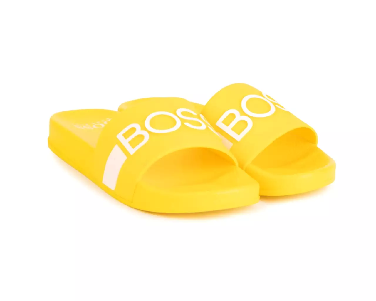 Hugo Boss Kid's J29274 535 Logo Slider Yellow