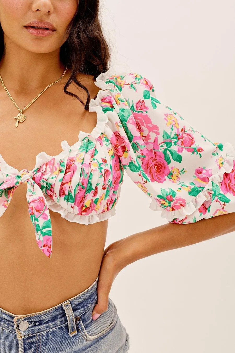 Imogen Crop Top by For Love & Lemons - FINAL SALE