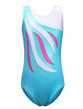 Just Ballet Turquoise Flight Gymnastic leotard