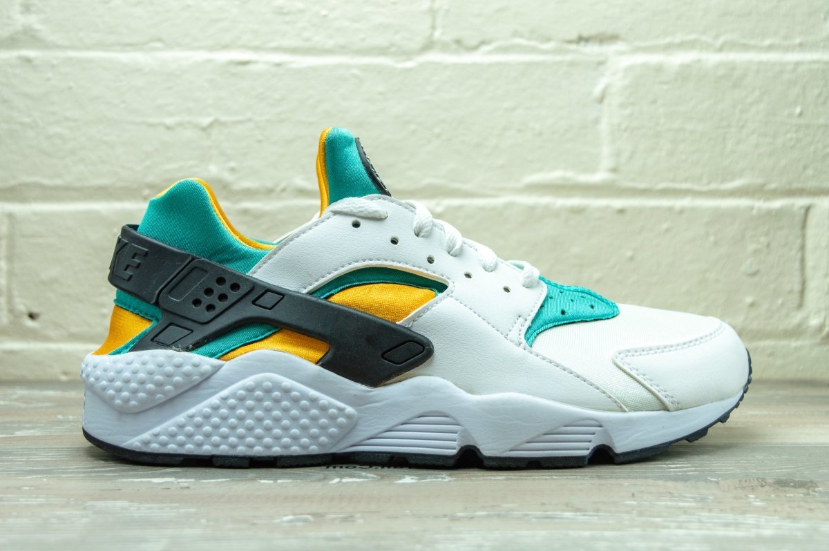 Nike Air Huarache White Turquoise Gold 318429 137