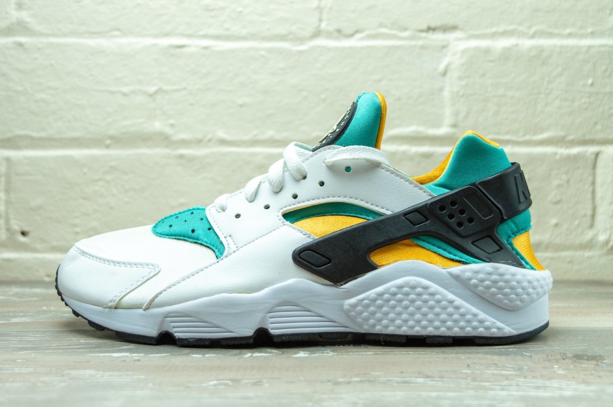 Nike Air Huarache White Turquoise Gold 318429 137