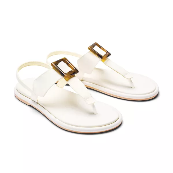 Olukai Women's La'i T-Bar White