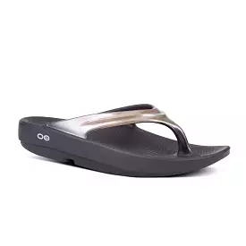 Oofos Women's Oolala Luxe Recovery Thong Sandal - Latte