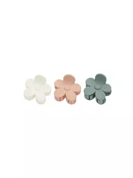 Rylee & Cru - Aqua, Ivory, Blush Flower Clip Set