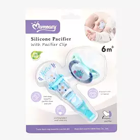 Silicone Pacifier With Pacifier Clip