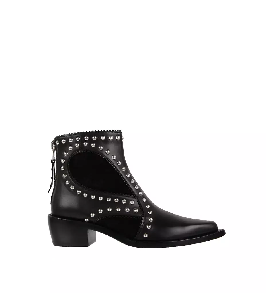 Studded Boots, Black