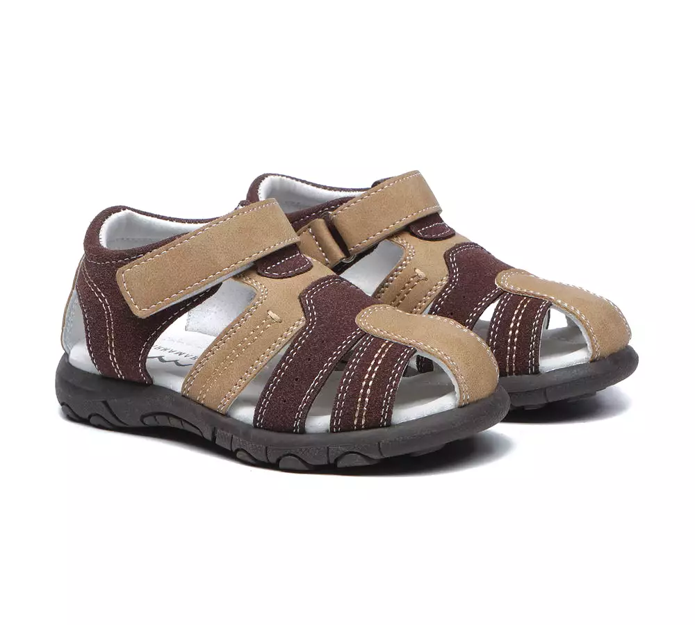 TARRAMARRA Kids Hook And Loop Roma Easy Walk Sandals