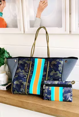 The Taylor Camo Neoprene Tote